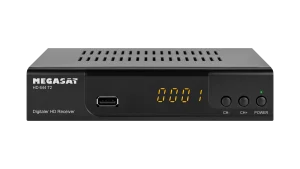 Megasat terrestrischer Receiver für DVB-T/T2 Antennenfernsehen