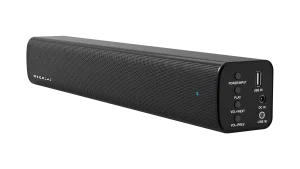 Soundbar zur Tonverbesserung für Camping-TV-Geräte