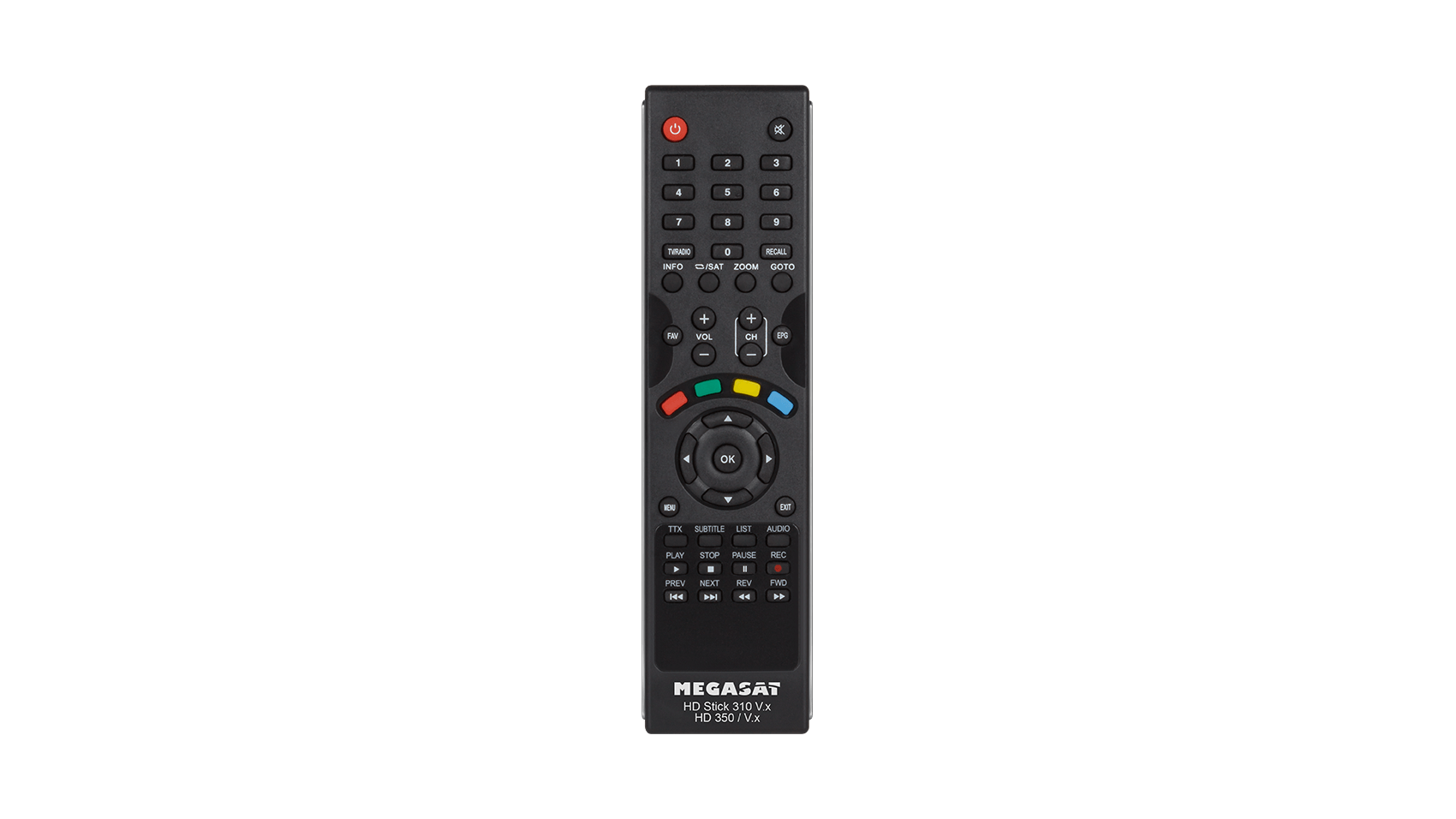 megasat_hd_350_v3_remote control