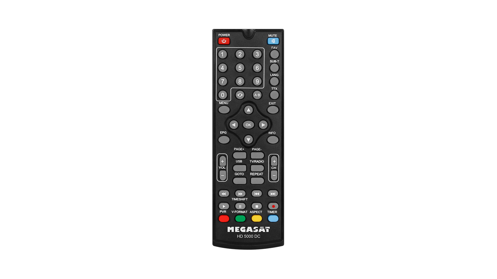 megasat_hd_5000_dc_remote control