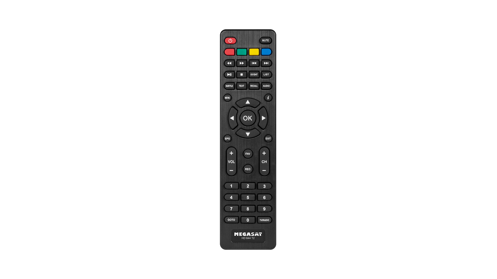 megasat_hd_644_t2_remote control