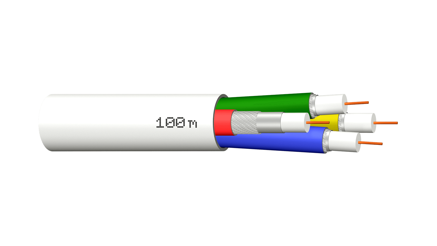 megasat_coaxial cable_90db_quattro_100m_drum_cable_structure